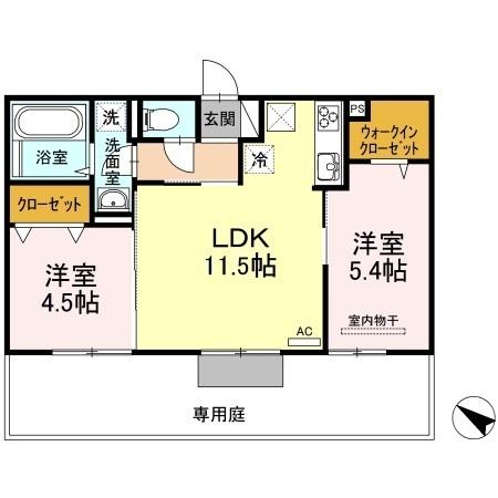 リバーサイド江並 間取り図画像