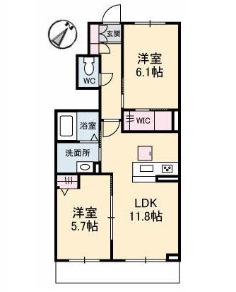シャーメゾン瀬戸 間取り図画像
