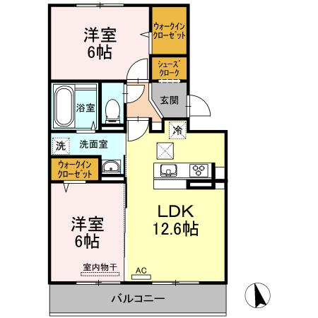 エストレーラ 間取り図画像