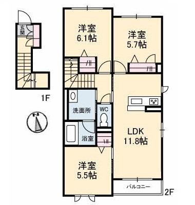  間取り図写真