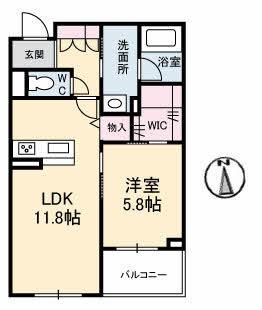 フィオーレ（202） 間取り図画像
