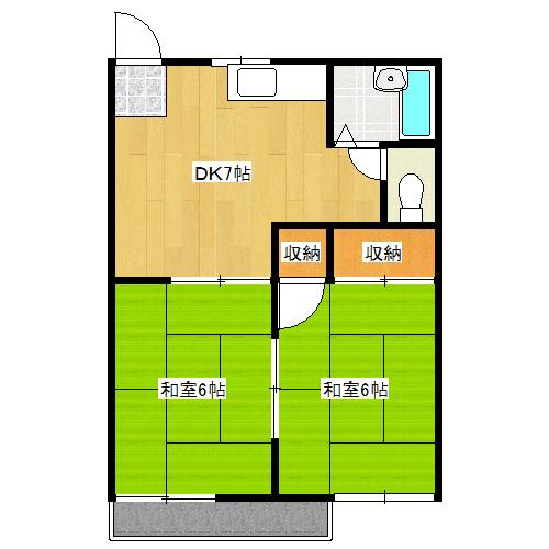 ベランダ側　和室→洋室