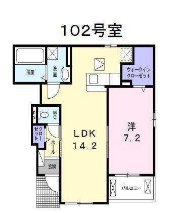 ルーデンスＡ 間取り図画像