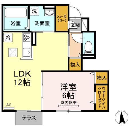 エマーブルM’ｃ 間取り図画像