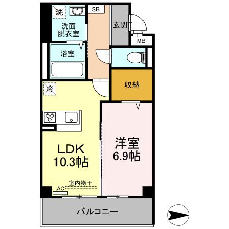 プラムグランデ 間取り図画像