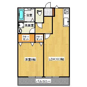 陽だまりハイツ 間取り図画像