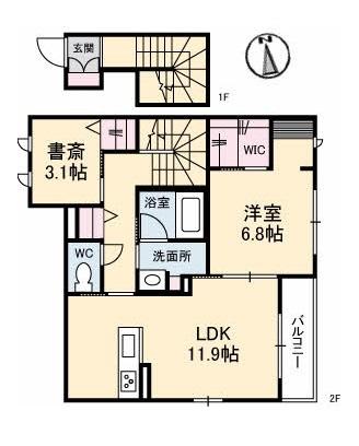 ShaMaison佐々木（202） 間取り図画像