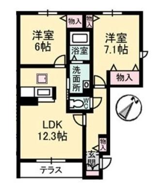  間取り図写真