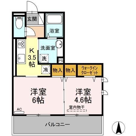 グランツ国富（301） 間取り図画像