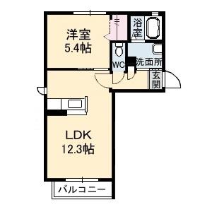 シャーメゾン桜 間取り図画像
