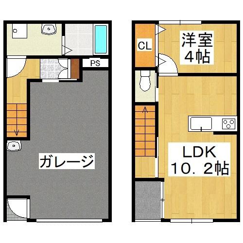 Next　Garage南古都 間取り図画像