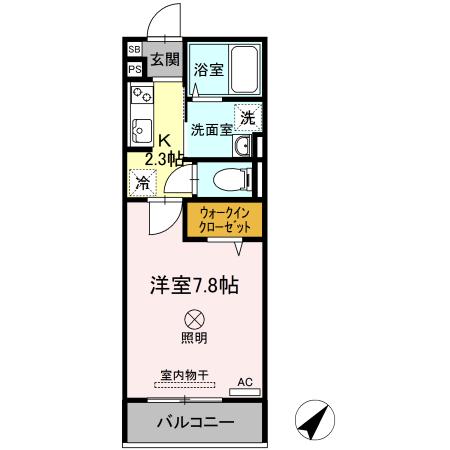 ルミナス大和町（302） 間取り図画像