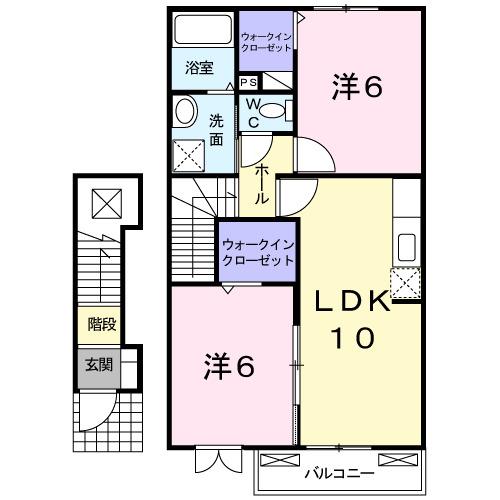 オリーブ（202） 間取り図画像