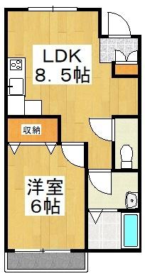ハッピープレイス湊Ⅰ 間取り図画像
