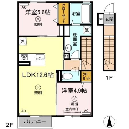  間取り図写真