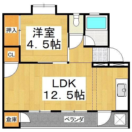 長岡コーポ 間取り図画像
