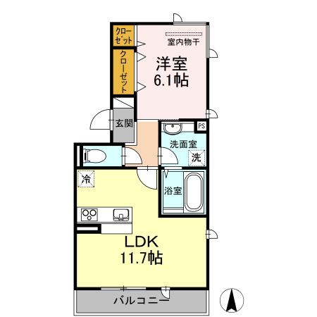 プランデュールKei 間取り図画像