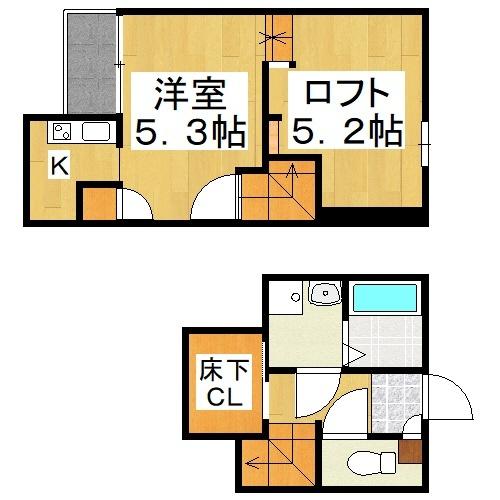 ADC高島リブレ 間取り図画像