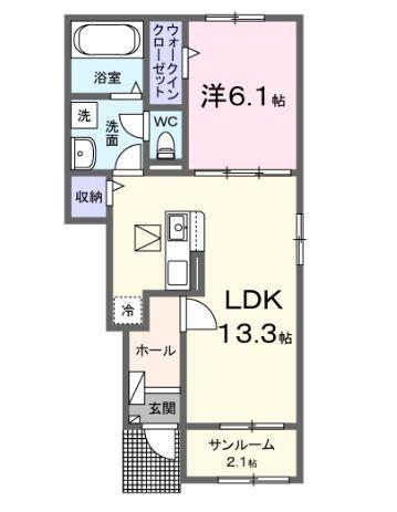 オランジェ 間取り図画像