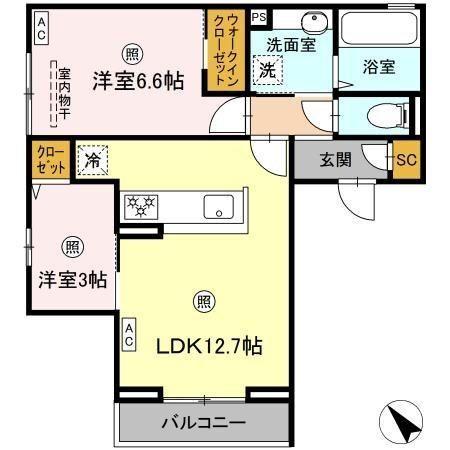 シャリテ 間取り図画像