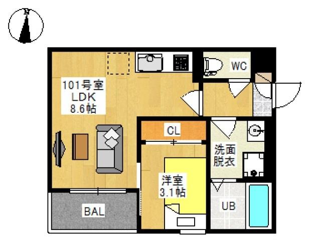  間取り図写真