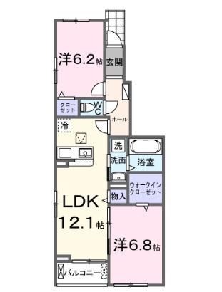 レジデンス寺地 間取り図画像