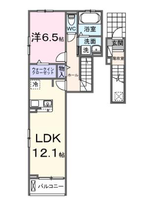 レジデンス寺地 間取り図画像