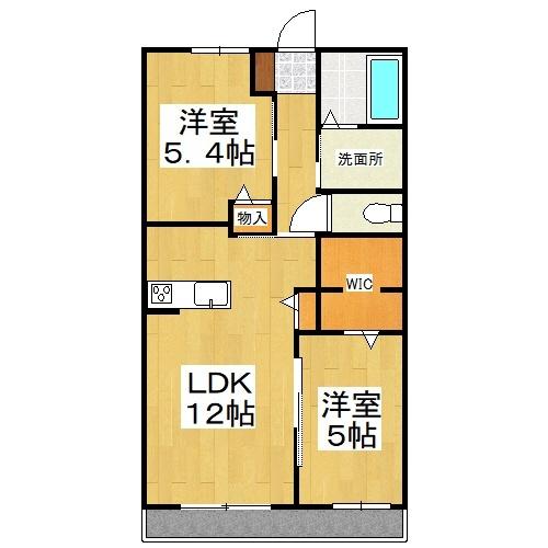 クレセール平井 間取り図画像