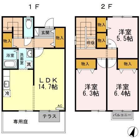  間取り図写真