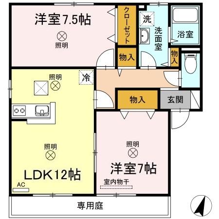  間取り図写真