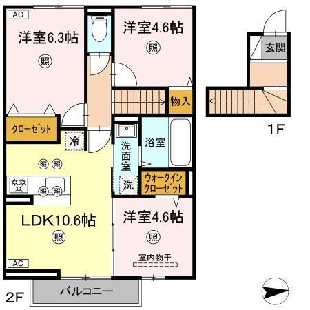  間取り図写真