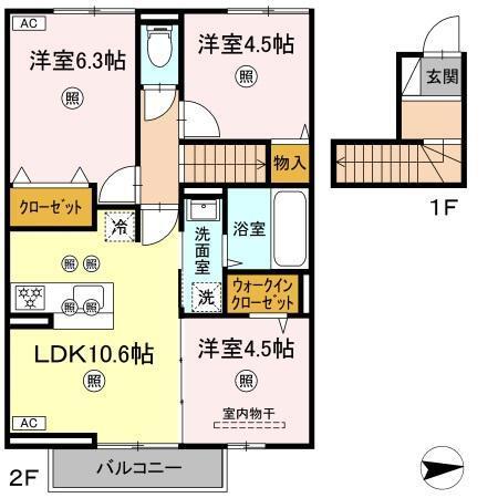  間取り図写真