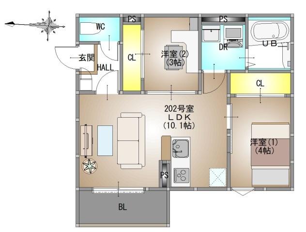  間取り図写真