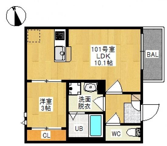 Grandtic　Lien 間取り図画像