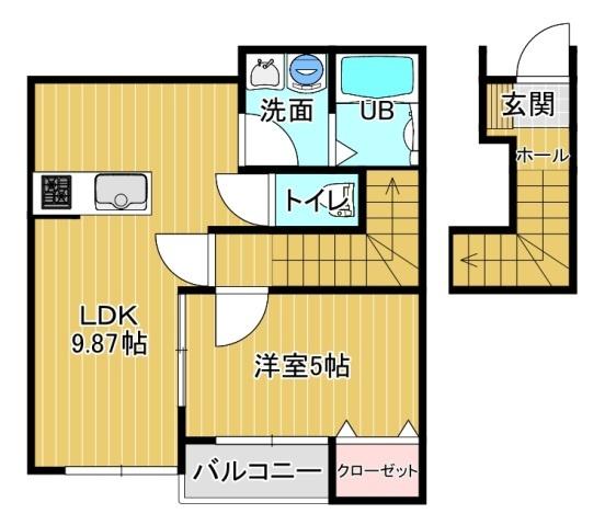 ソラリオ(南側) 間取り図画像
