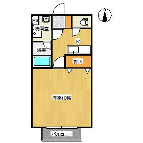 オーランド岩田 間取り図画像