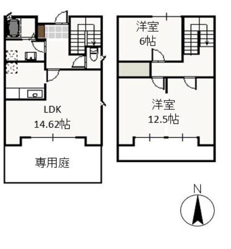 オリーブテラス　A 間取り図画像