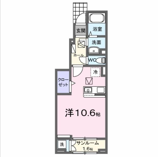 レンジ　雄町 間取り図画像