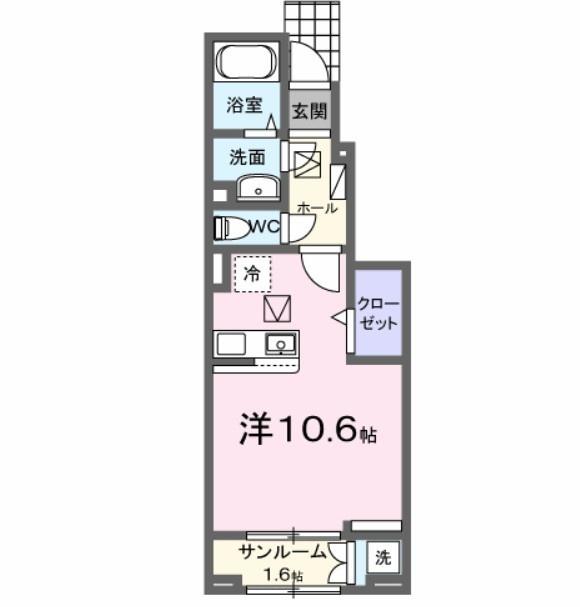 レンジ　雄町 間取り図画像