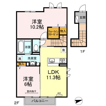 ウィステみやまえ 間取り図画像