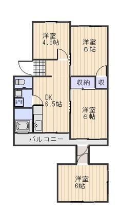清見コーポ 間取り図画像