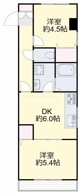 リアライズ円山 間取り図画像