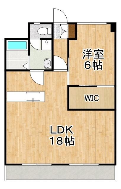 さつきマンション 間取り図画像