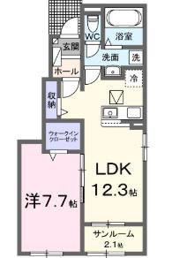 フェリスガーデン 間取り図画像