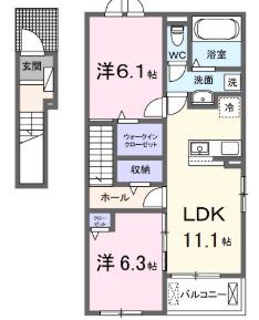 フェリスガーデン 間取り図画像