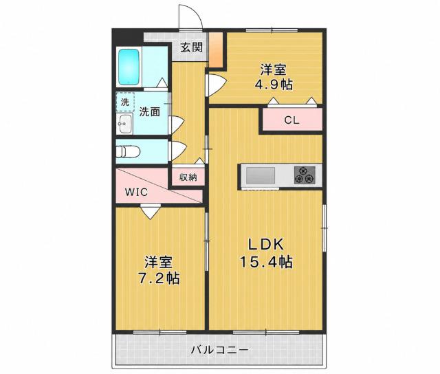 アーバンテラス高島駅前 間取り図画像