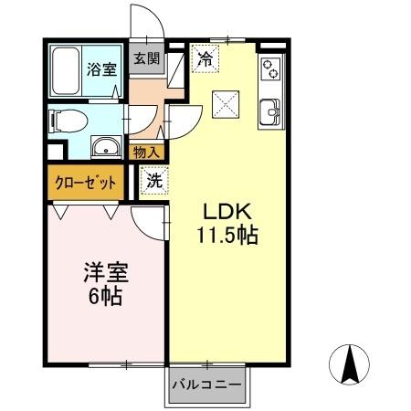 ヴィラコスモス 間取り図画像