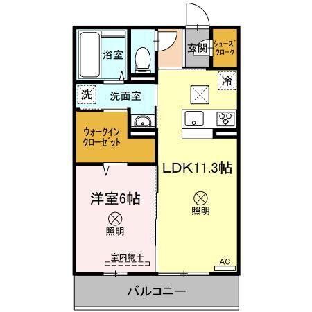 Casa NAIN（103） 間取り図画像