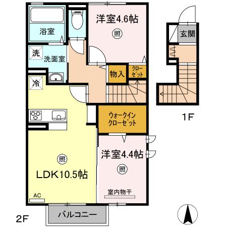 フローラ　リエ 間取り図画像