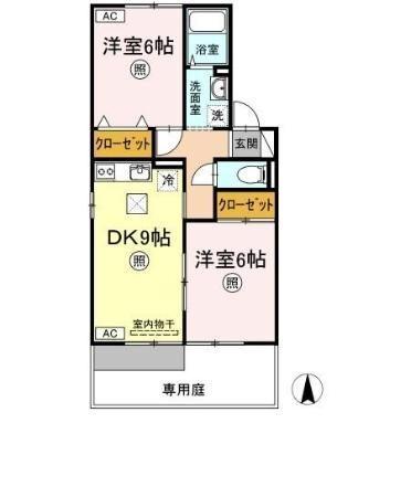 オルテンシア 間取り図画像